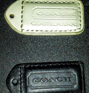 Lot Small COACH Leatherware Fob Tags